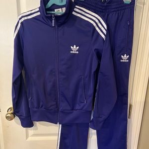 Adidas Purple Tracksuit